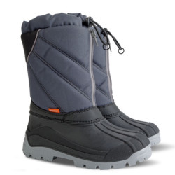 Сиви юношески апрески, pvc материя и текстилна материя - ежедневни обувки за есента и зимата N 100025110